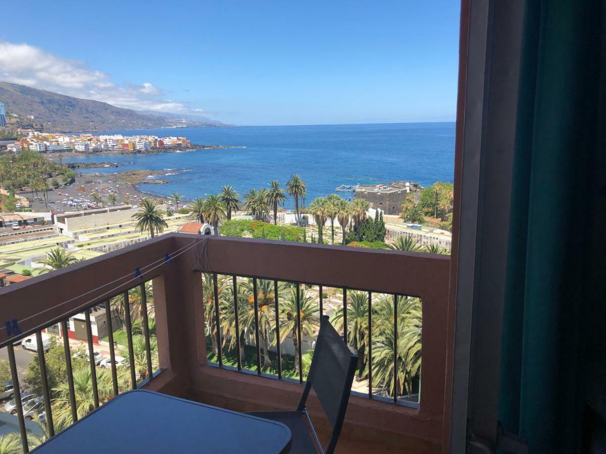 شقة Magnificent Studio With A Terrace Overlooking The Sea! بويرتو ذي لا كروز المظهر الخارجي الصورة
