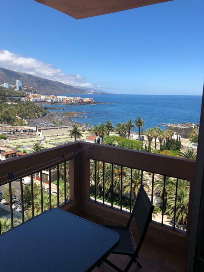 شقة Magnificent Studio With A Terrace Overlooking The Sea! بويرتو ذي لا كروز المظهر الخارجي الصورة